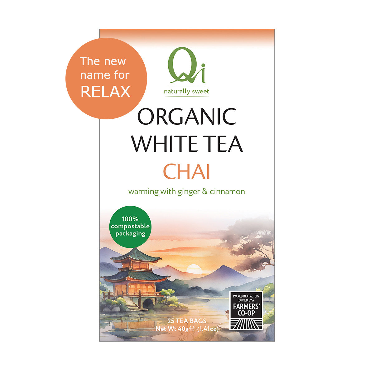 White Tea Chai Tea bags
